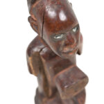 Figure - Wood, Glass - Bakongo Vili - Congo