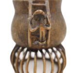 Gold dust pot - Bronze - Asante - Ghana
