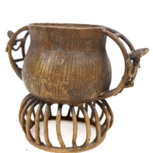 Gold dust pot - Bronze - Asante - Ghana