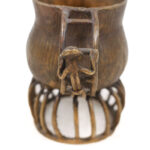 Gold dust pot - Bronze - Asante - Ghana