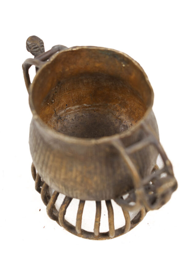 Gold dust pot - Bronze - Asante - Ghana