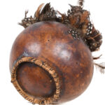 Magic Calabash - Wood, Feathers - Luba - Congo DRC