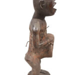 Ancestor Figure - Wood, Nail, glass - Yombe - Congo