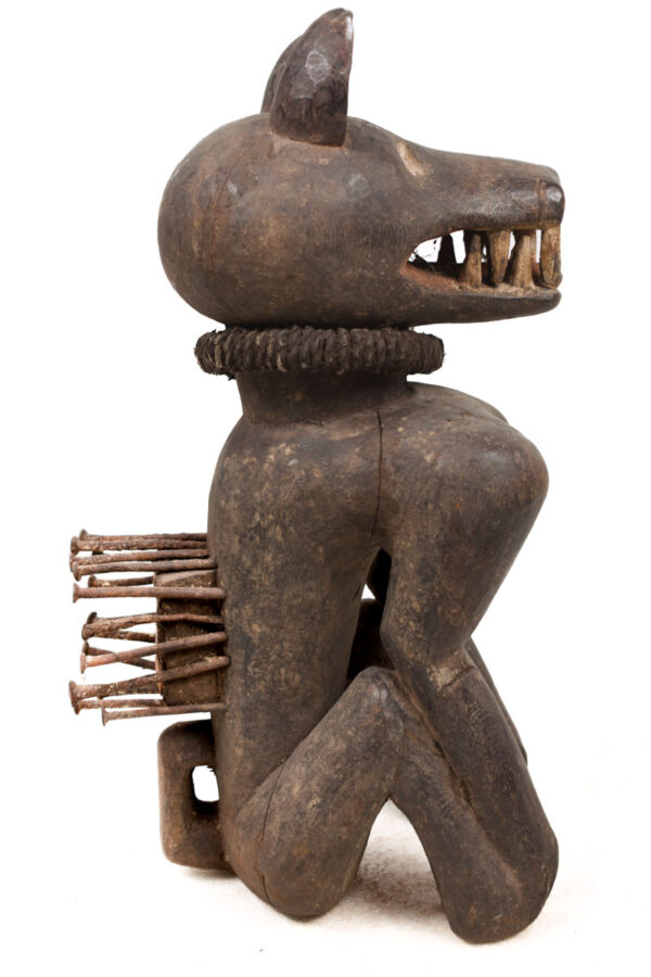 Nkisi Kozo - Nail, Wood - Bakongo - Congo