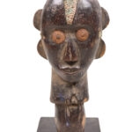 Reliquary Byeri Head - Wood - Fang - Gabon