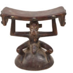 Neck rest - Wood - Yaka - Congo DRC