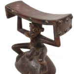 Neck rest - Wood - Yaka - Congo DRC