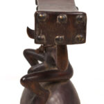 Neck rest - Wood - Yaka - Congo DRC