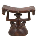 Neck rest - Wood - Yaka - Congo DRC