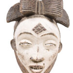Initiation mask - Wood - Punu - Gabon