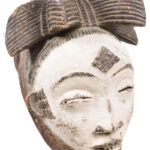 Initiation mask - Wood - Punu - Gabon
