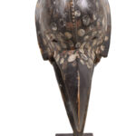 Ge Gon Mask - Wood, Feathers - Dan - Ivory Coast