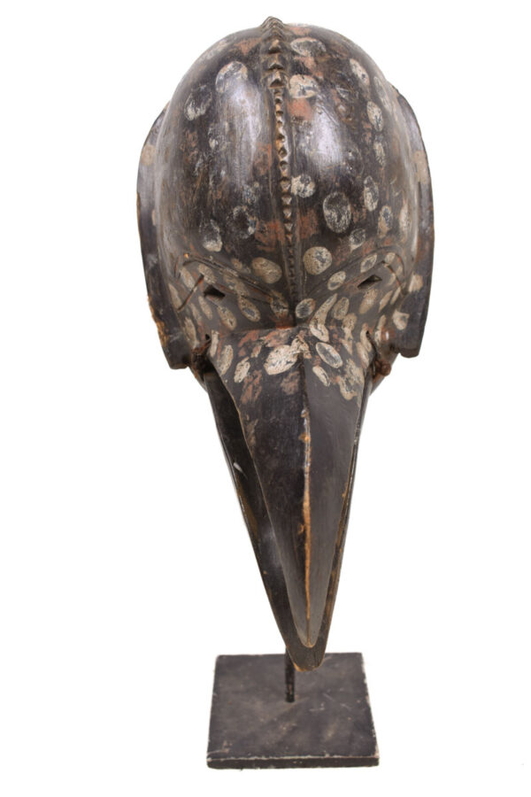 Ge Gon Mask - Wood, Feathers - Dan - Ivory Coast