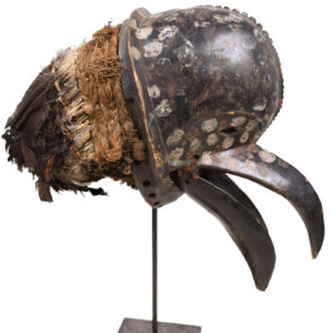 Ge Gon Mask - Wood, Feathers - Dan - Ivory Coast
