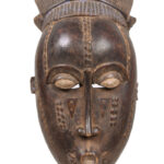 Dance mask - Wood, Metal - Baule - Ivory Coast