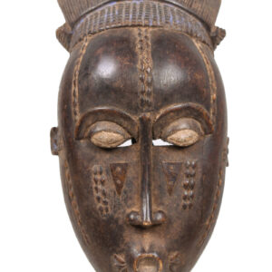 Dance mask - Wood, Metal - Baule - Ivory Coast