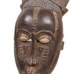 Dance mask - Wood, Metal - Baule - Ivory Coast