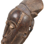 Dance mask - Wood, Metal - Baule - Ivory Coast