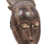 Dance mask - Wood, Metal - Baule - Ivory Coast