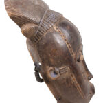 Dance mask - Wood, Metal - Baule - Ivory Coast