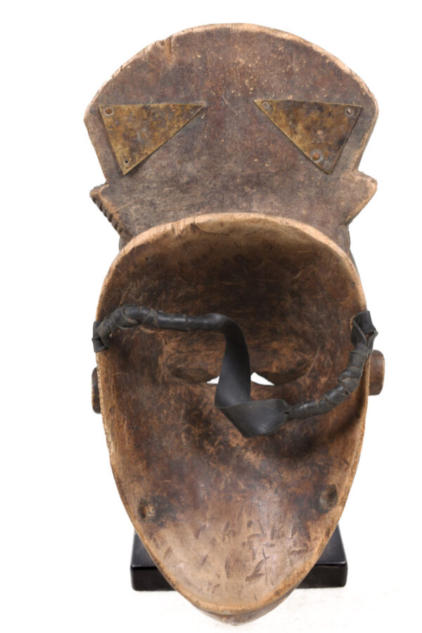 Dance mask - Wood, Metal - Baule - Ivory Coast
