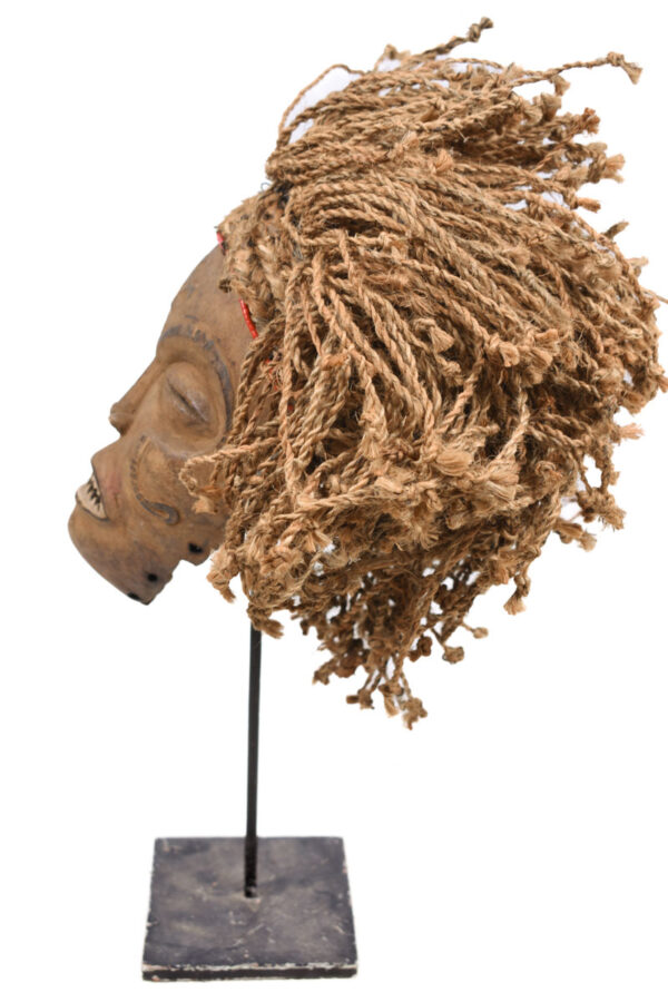 Mask - Wood, Rope - Mwana Pwo - Chokwe - DR Congo