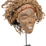 Mask - Wood, Rope - Mwana Pwo - Chokwe - DR Congo