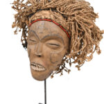 Mask - Wood, Rope - Mwana Pwo - Chokwe - DR Congo