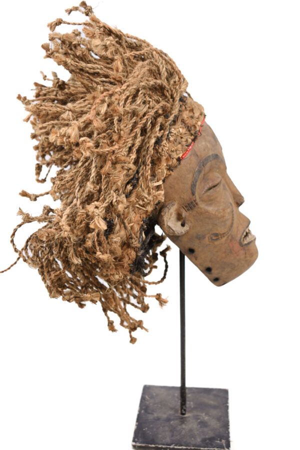 Mask - Wood, Rope - Mwana Pwo - Chokwe - DR Congo