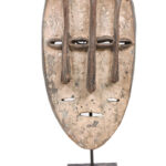 Triple face mask - Lengola - Wood - Congo