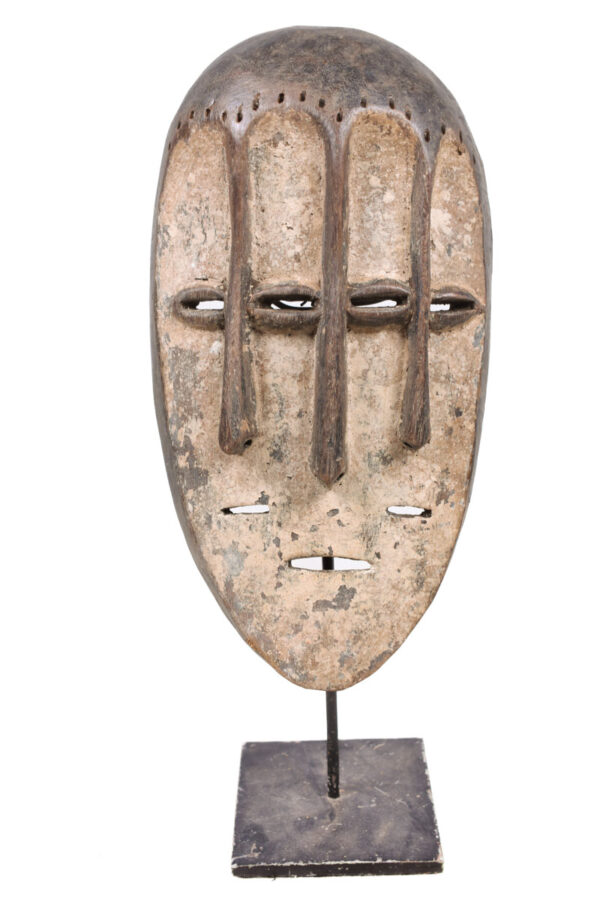 Triple face mask - Lengola - Wood - Congo