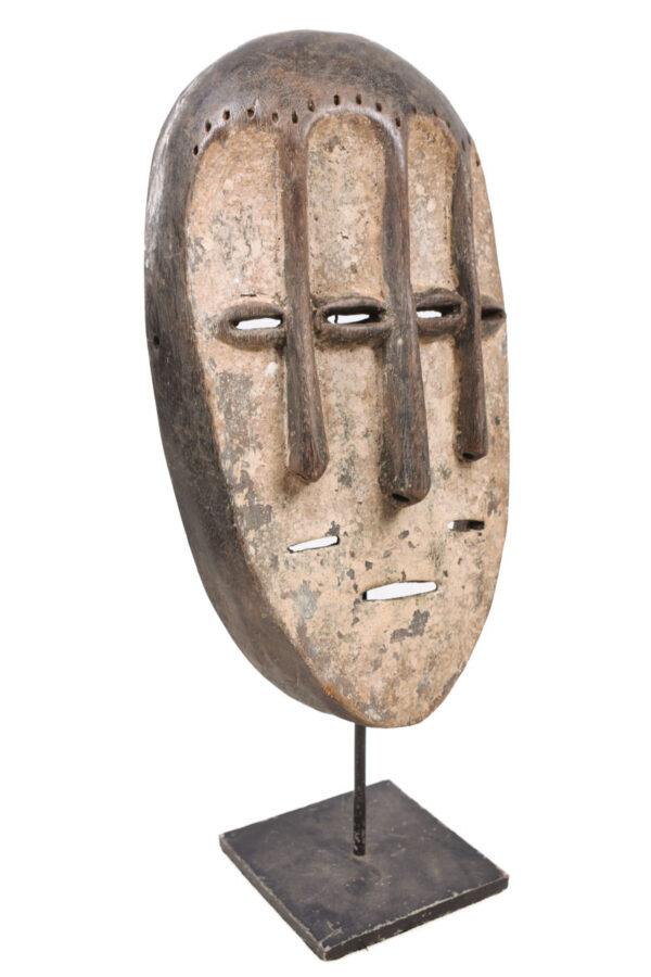 Triple face mask - Lengola - Wood - Congo