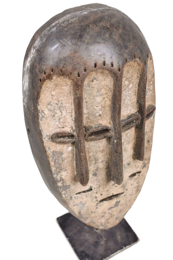 Triple face mask - Lengola - Wood - Congo