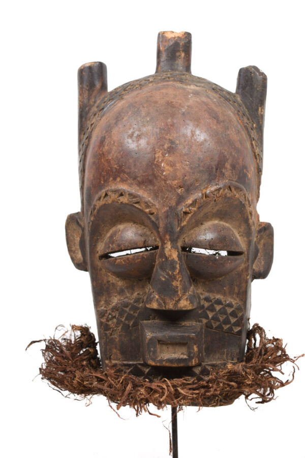 Mask - Wood - Biombo - Kuba - DR Congo