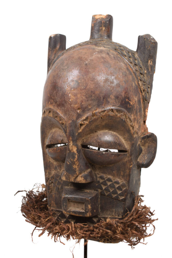 Mask - Wood - Biombo - Kuba - DR Congo