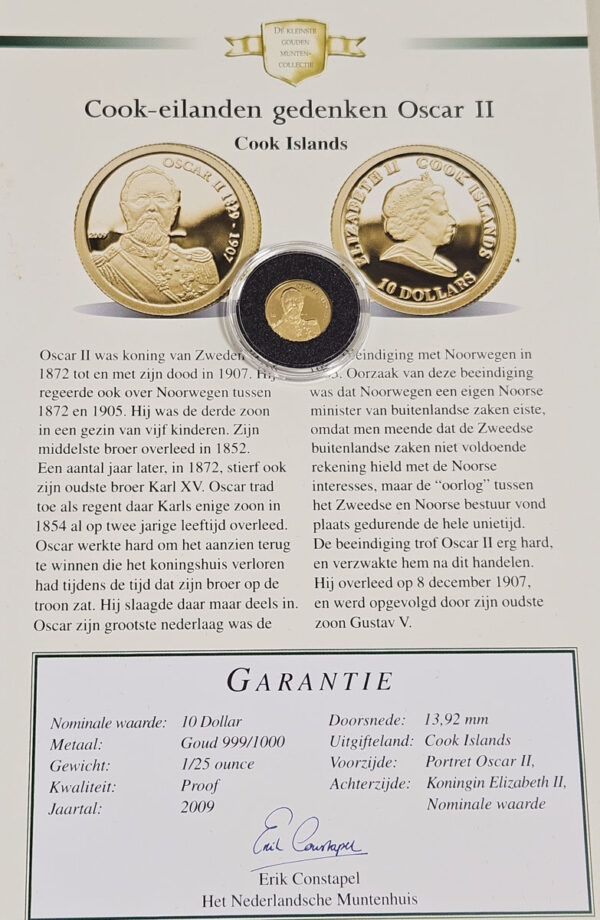 Cook Islands 10 Dollars 2006 Oscar II