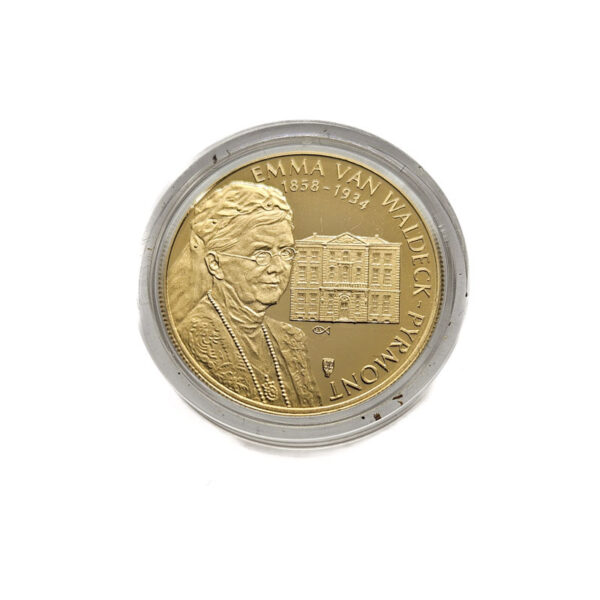 Nederland Medal Emma, vorstin in Goud