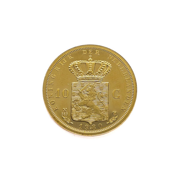 Nederland 10 Gulden 1980 Beatrix - Naslag