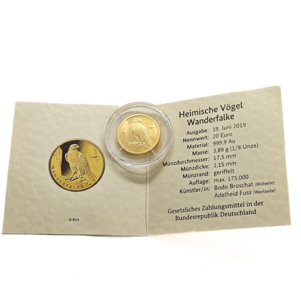 Germany 20 Euro 2019-A Wanderfalke