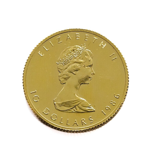 Canada 10 Dollars 1986 Maple leaf 1/4 Oz.