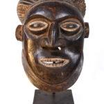 Helmet mask - Wood - Bamoun - Grassland of Cameroun