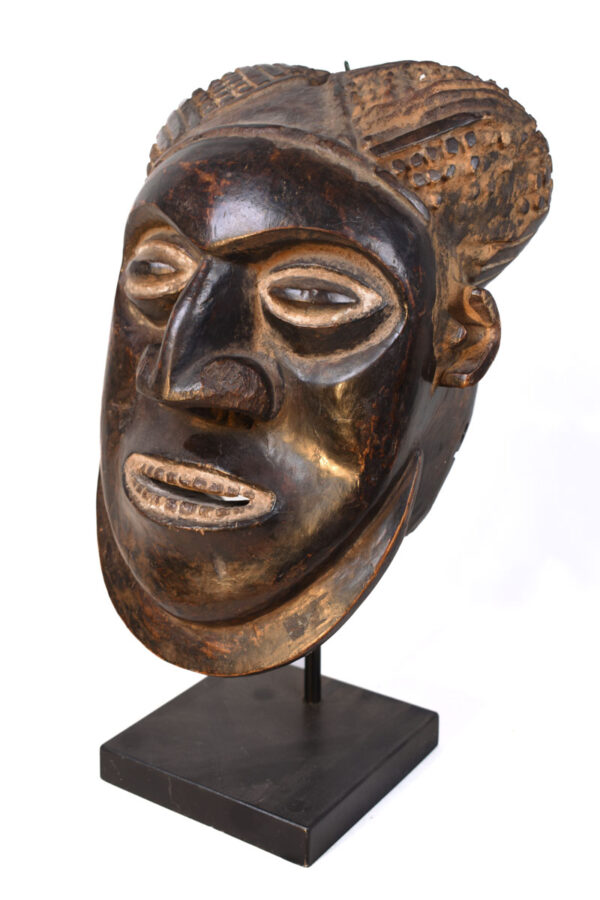 Helmet mask - Wood - Bamoun - Grassland of Cameroun