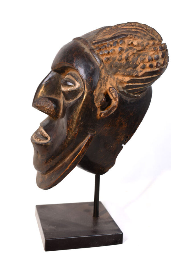 Helmet mask - Wood - Bamoun - Grassland of Cameroun
