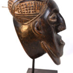 Helmet mask - Wood - Bamoun - Grassland of Cameroun