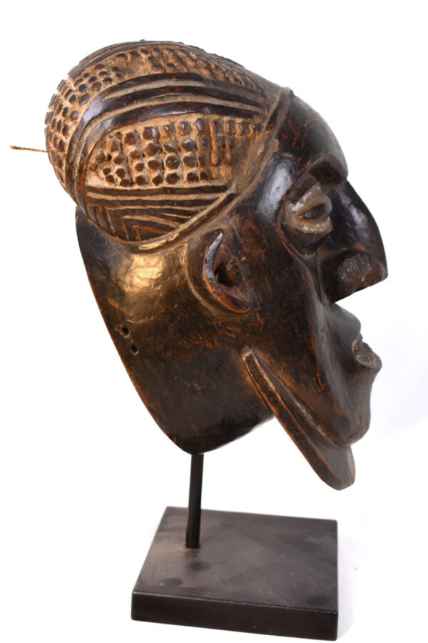 Helmet mask - Wood - Bamoun - Grassland of Cameroun