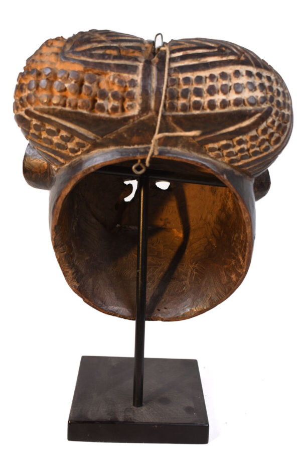 Helmet mask - Wood - Bamoun - Grassland of Cameroun