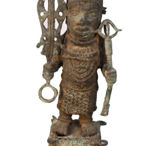 Warrior Figure - Bronze - Edo - Benin