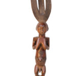Ceremonial Bowstand - Wood - Luba - Congo DRC