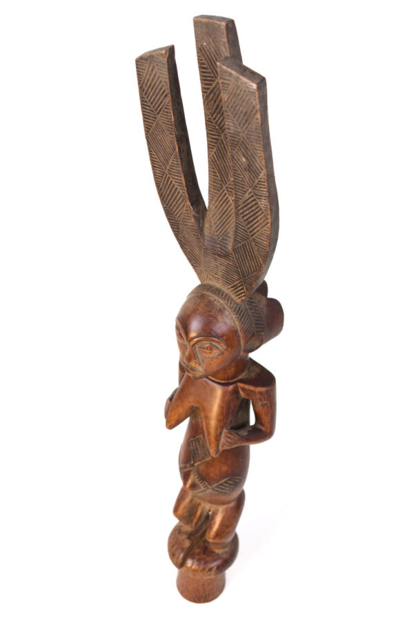 Ceremonial Bowstand - Wood - Luba - Congo DRC