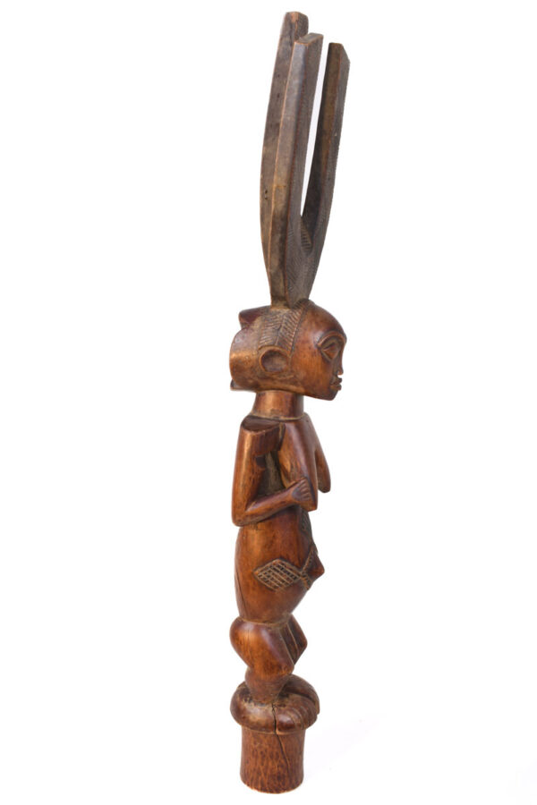 Ceremonial Bowstand - Wood - Luba - Congo DRC